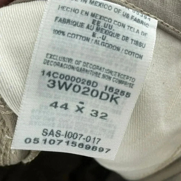 Wrangler Riggs Ripstop Cargo work Pants Mens 44X32 Tan 4201 - Picture 7 of 12